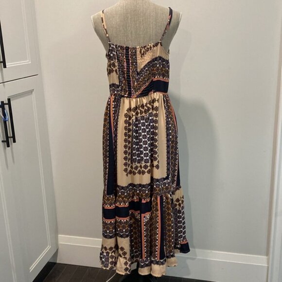 Vero Moda Maxi Bohemian Dress Tiered Sleeveless dress Size large - Picture 3 of 15